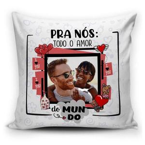 Almofada Personalizada Tecido Poliéster 35x35 cm Estampa Colorida A4 Sublimação  