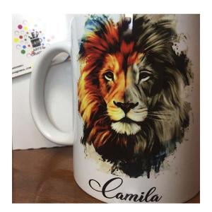 Caneca Personalizada Porcelana Cilindrica  Sublimação 325 ml Acima de 7 unidades o valor da arte pode se cobrado a parte se forem diferentes para cada caneca.